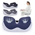 Miniatyrbilde 2 av 5: Sits Bein Smertelindrende Pute for Kontorstol Memory Foam Komfort Isjias Tuberositas Pute - xindaren Black