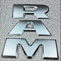 Pikkukuva 1 / 3: Sopii Dodge Ram -auton takaluukkuun, Pickup-tarroihin, Ram 1500 2500 3500 -mallien takaluukun suuri autotarra - Xin Matte Silver