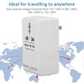 Miniatyrbilde 4 av 5: Buck-boost reise-spenningsomformer, spenningsomformer-transformatorregulator 100W 110V/120V til 220V/240V reise-spenningsomformer - Xin