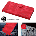 Miniatyrbillede 5 af 5: Etui Kompatibelt med iPhone 8 Plus / iPhone 7 Plus Cover Magnetisk Flip Wallet Læder Kompatibelt med iPhone 8 Plus / iPhone 7 Plus Cover-xindaren Red