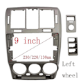 Miniatyrbild 4 av 4: 9 Tums Bilstereo Ram GPS Navigation Fascia Panel för 2002-2011 Hyundai Getz Installation-Xin left wheel Blcak
