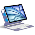 Pikkukuva 1 / 5: Kelluva magneettinen Bluetooth-näppäimistökotelo Multi-touch -kosketuslevyllä iPad Air 13 (2024) (M2) - Pu-Xin Purple