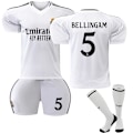 Miniatyrbilde 1 av 2: Real Madrid Hjemmefotballdrakt 2024-2025 Nr. 5 Bellingham-Xin 0 18