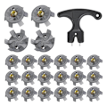 Miniatyrbild 1 av 5: Golf Spikes Set Inkluderar 30 St Golf Dobbar Ersättning Golf Dobbar Spanner Metallgänga Skruv 6 mm Dia Golf Spik too-xindaren