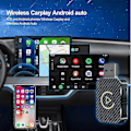 Pikkukuva 3 / 5: 2 in 1 langaton CarPlay -sovitin Android Auto langaton sovitin Smart Mini Box USB-dongle Plug and Play WiFi Nopea yhteys - xindaren