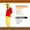 Miniatyrbild 3 av 4: Vuxen Onesie Pyjamas Djur Onesie Halloween Kostym Julpyjamas Onesie-Xin Bear Large