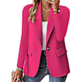 Miniatyrbillede 3 af 5: Dame Blazer Business Casual Blazere Langærmet Knap Blazer Jakke-Xin BROWN M