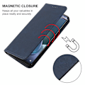 Miniatyrbilde 4 av 4: Magnetisk Lærveske Kompatibel med TCL 50 5G-xindaren Blue