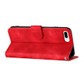 Miniatyrbillede 2 af 5: Etui Kompatibelt med iPhone 8 Plus / iPhone 7 Plus Cover Magnetisk Flip Wallet Læder Kompatibelt med iPhone 8 Plus / iPhone 7 Plus Cover-xindaren Red