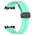 Miniatyrbilde 2 av 3: For Huawei Watch D2 Magnetisk Sammenleggbar Spenne Silikonrem Erstatning Armbånd - Xin Style B
