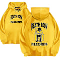 Miniatyrbilde 1 av 5: Death Row Records Hettegensere Menn Kvinner Oversized Hettegensere Hip Hop Hettegensere Sweatshirts Langermet Hettegensere Dame Yttertøy-Xin 2DF505254-Yellow XL