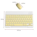 Pikkukuva 3 / 4: Bluetooth-näppäimistö ja -hiiri, kannettava BT langaton näppäimistö ja hiiri Android PC -tabletille - Xin YE