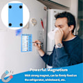 Pikkukuva 3 / 5: Lasten Kotitehtävätaulu - Minun Kotitehtävärutiini - Tyhjä Muovinen Tarkastustaulu 2 Irrotettavalla Korttipaperilla ja 4 Magneetti-Xin Blue My Chores