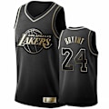 Miniatyrbild 1 av 3: Kobe Bryant No. 24 Jersey Svart och Guld Broderad Väst NBA Jersey Set-Xin XXL