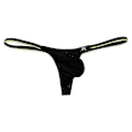 Pikkukuva 1 / 5: Miesten jääsilkki stringit Mini Micro Bikini G-string Uimahousut Tanga Alushousut Matala Vyötärö Miehen Seksikkäät Ranta-asut Sun-Xin M(27-30inch)