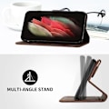 Miniatyrbillede 4 af 5: Etui Kompatibelt med iPhone 8 Plus / iPhone 7 Plus Cover Magnetisk Flip Wallet Læder Kompatibelt med iPhone 8 Plus / iPhone 7 Plus Cover-xindaren Brown