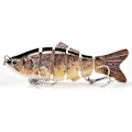 Miniatyrbild 3 av 5: Robot Simbad 10cm Multi-sektion Fiskebete med 6 Krokar, Livsliknande Hårdbete - Xin R