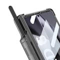Miniatyrbild 4 av 5: Z Fold 6 Genomskinligt Skal med Ställ & Pennhållare, Z Fold 6 Skal i Ett Stycke med Gångjärnsskydd, Inbyggt Skärmskydd, Slim PC Galaxy-Xin transparent black