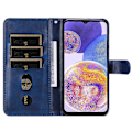 Miniatyrbillede 4 af 5: Læderetui til Samsung Galaxy A23 /Galaxy M23/Galaxy F23-Xin Blue