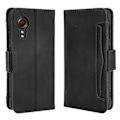 Pikkukuva 1 / 5: Nahkalompakkokotelo Samsung Galaxy Xcover 5:lle useilla korttipaikoilla - Xin Style A