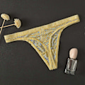 Miniatyrbillede 3 af 5: Herre Underbukser Blondekant Åndbart Mesh Hurtigtørrende Lav Talje Tætsiddende Sømløs Fugttransporterende Herre Trusser Herretøj-Xin Skin 3XL