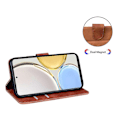 Miniatyrbillede 3 af 5: for Honor Magic 5 Lite 5G / X40 5G/X9a 5G Sommerfugl Print Fuld Beskyttelse Cover Læder Wallet Stand Telefon Case-Xin Brown