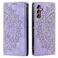 Miniatyrbild 1 av 5: För Samsung Galaxy A55 5G Läderfodral Mandala Blomma Plånboksfodral - Xin Style E