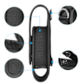 Miniatyrbilde 8 av 10: Universal Nylon Lommelykt Holster Veske Pose for FENIX UC30 UC35 E35 3\"-5\" 18650 Mini Lommelykt Lommelykt-Xin