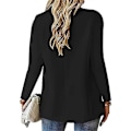 Miniatyrbillede 4 af 5: Dame Blazer Business Casual Blazere Langærmet Knap Blazer Jakke-Xin BURGUNDY M