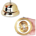 Miniatyrbild 2 av 5: Gyllene handklocka serviceklocka restaurang klocka receptionsklocka kundklocka-Xin