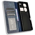 Pikkukuva 5 / 5: Yhteensopiva ZTE nubia Z60 Ultra Lompakko Nahkakotelo Jalustalla Magneettisella Sulkemisella - xindaren Style D