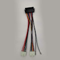 Miniatyrbillede 4 af 5: 1 stk. 20-pin ATX til 2-port 6-pin AT-konverter strømkabel ledning kompatibel med 286 386 486 computer - xindaren