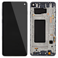 Miniatyrbillede 1 af 5: Type A Kompatibel med Samsung Galaxy S10 G973 Grade C LCD-skærm og Digitizer-samling + Rammeudskiftning - xindaren Style A