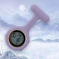 Pikkukuva 2 / 5: Digitaalinen sairaanhoitajan kello silikoni lahja taskukello enfermero tarvike FOB taskukellot lääkäri lääketieteellinen verpleeg horloge Nursing-xindaren white