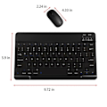 Pikkukuva 3 / 5: Bluetooth-näppäimistö ja -hiiri, kannettava BT langaton näppäimistö ja hiiri Android PC -tabletille - Xin BK