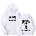 Miniatyrbillede 1 af 5: Death Row Records Hættetrøjer Mænd Kvinder Oversized Hættetrøjer Hip Hættetrøjer Sweatshirts Langærmet Hættetrøjer Dame Overtøj-Xin 2DF505252-White XL