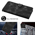 Miniatyrbillede 5 af 5: Etui Kompatibelt med iPhone 8 Plus / iPhone 7 Plus Cover Magnetisk Flip Wallet Læder Kompatibelt med iPhone 8 Plus / iPhone 7 Plus Cover-xindaren Black