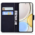 Miniatyrbillede 2 af 5: for Honor Magic 5 Lite 5G / X40 5G/X9a 5G Sommerfugl Print Fuld Beskyttelse Cover Læder Wallet Stand Telefon Case-Xin Black