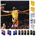 Pikkukuva 3 / 3: Kobe Bryant No. 24 Jersey Musta ja Kultainen Kirjailtu Liivi NBA Jersey Set-Xin XL