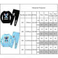 Miniatyrbild 2 av 2: Lilo & Stitch Barnpyjamas Set Långärmad T-shirt Byxor Outfit Loungewear Nattkläder 7-14 År - Xin 13-14 Years Purple