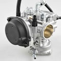 Pikkukuva 3 / 3: Kaasutin, yhteensopiva Yamaha Raptor 350 -kaasuttimen Yfm350 YFM 350-xindaren kanssa
