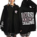 Miniatyrbillede 1 af 2: Stray Kids Hættetrøjer Skzoo Printede Jakker Skz Hættetrøjer Koreanske Kpop Koncert Jakker Stray Kids Sweatshirts Y2k Mænd Kvinder-Xin Black3 S
