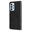 Miniatyrbillede 3 af 5: Læderetui til Samsung Galaxy A23 /Galaxy M23/Galaxy F23-Xin Black