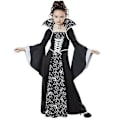 Miniatyrbild 1 av 5: Barnflickor Prestanda Vampyr Kostym Halloween Häxa Kostym Vit-Xin white 130cm