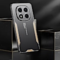 Pikkukuva 3 / 4: Blade-sarjan TPU Hybrid Metal -puhelinkotelo - Xin Silver For Xiaomi Redmi Note 14 Pro 5G