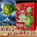 Miniatyrbilde 1 av 5: 2024 Julekalender med 24 gaver, Grinch juleutklipp-Xin