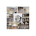 Miniatyrbild 3 av 3: Set med 4 Mini Infällda LED-Spotlights, 3 W, Varmvitt Guld-Xin