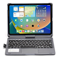 Miniatyrbild 5 av 5: för iPad 10.9 (2022) Trackpad Bakgrundsbelyst Tangentbord med Tablet Fodral-Xin Grey