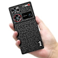 Miniatyrbilde 4 av 5: IMAK LX-5 serie for ZTE Nubia Z60 Ultra mobiltelefon deksel PU+TPU+PC bakdeksel-Xin Cross Texture