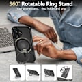 Miniatyrbillede 6 af 6: Tech-Protect iPhone 16 Cover MagSafe MagRing Mat Sort 60